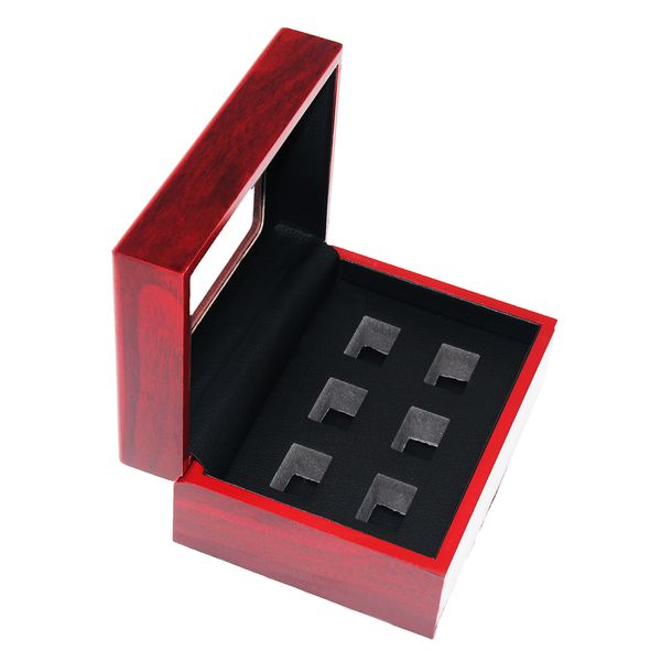 6 hole championship ring display case box | baseball basketball hockey high school graduate tournament finalist college class team sport cha, Black;white
6 hole championship ring display case box | baseball basketball hockey high school graduate tournament finalist college class team sport cha, Black;white