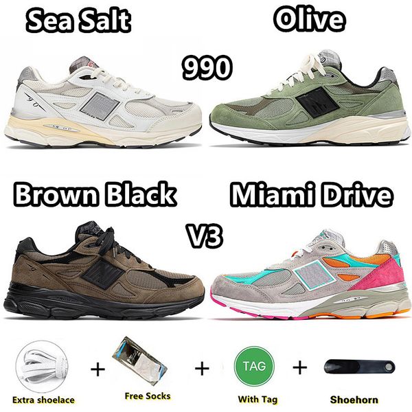 990v3 990s running shoes salt sea salt brown black miami drive olive trainers sports sneakers for men and women size 36-45
990v3 990s running shoes salt sea salt brown black miami drive olive trainers sports sneakers for men and women size 36-45