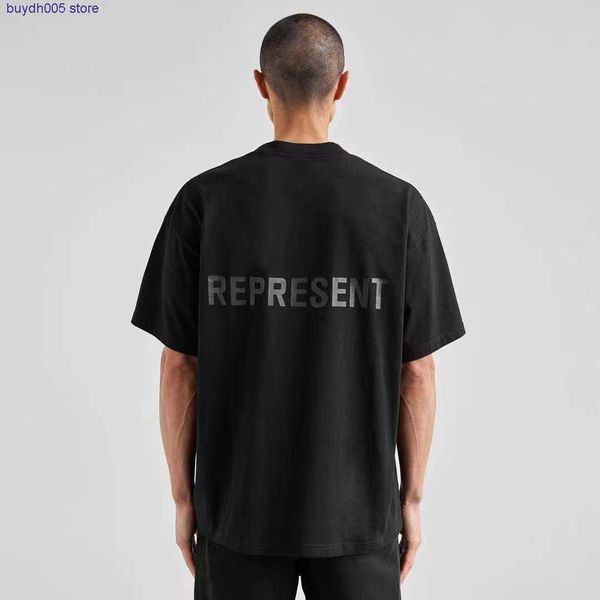 p743 2023 new men's and women's t shirt fashion design brand present high street invisible classic letter short sleeve loose versa, White;black
p743 2023 new men's and women's t shirt fashion design brand present high street invisible classic letter short sleeve loose versa, White;black