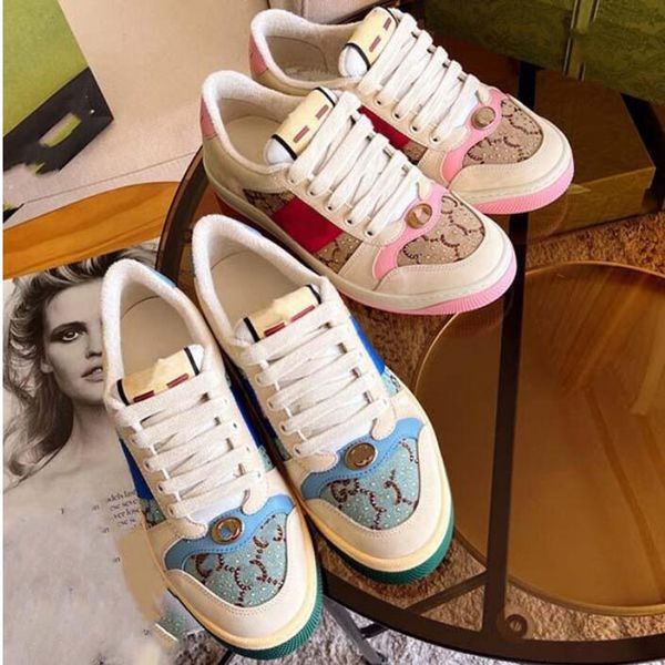 lovelight screener sneakers crystal ladies sneaker shoes webbing sneakers designer stripe fashion dirty leather lace-up tennis shoe fabric f, Black
lovelight screener sneakers crystal ladies sneaker shoes webbing sneakers designer stripe fashion dirty leather lace-up tennis shoe fabric f, Black