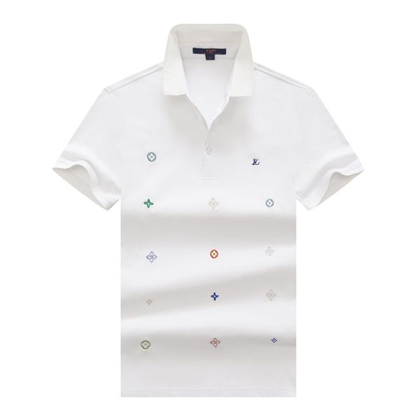 designer polo neck mens polos lvs men button shirt short sleeved hemd pure cotton solid homme camisa masculina tshirt fashion classic casual, White;black
designer polo neck mens polos lvs men button shirt short sleeved hemd pure cotton solid homme camisa masculina tshirt fashion classic casual, White;black