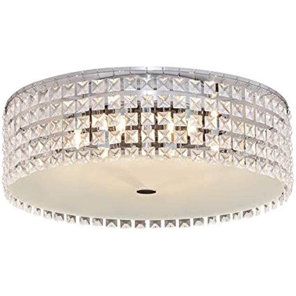 glam round ceiling fixture halogen easy installation dimmable with 6 g9 bulbs included, 16"
glam round ceiling fixture halogen easy installation dimmable with 6 g9 bulbs included, 16"