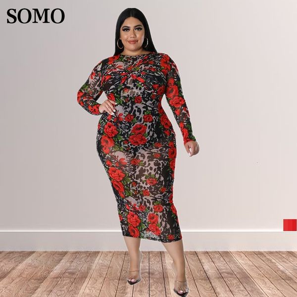 plus size dresses autumn ladies size dress fashion see through long sleeve stretch print women wholesale drop 230325, Black
plus size dresses autumn ladies size dress fashion see through long sleeve stretch print women wholesale drop 230325, Black