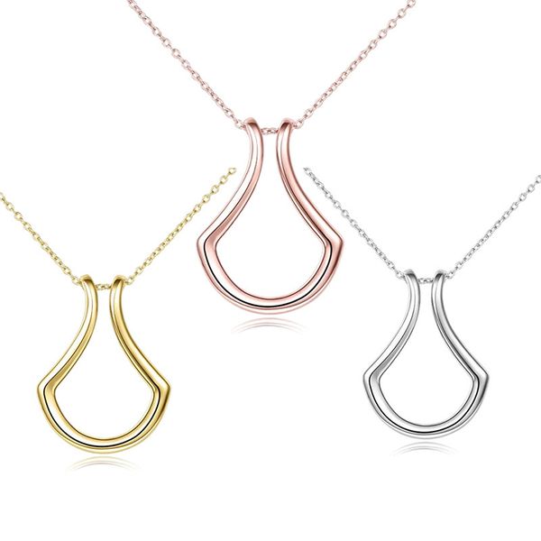 ring holder necklace for women u v shaped anniversary birthday engagement wedding gifts not fade, Silver
ring holder necklace for women u v shaped anniversary birthday engagement wedding gifts not fade, Silver