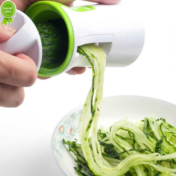 new 1pc blades vegetable spiralizer slicer twister handheld spiral cutter fruit grater cooking tools spaghetti pasta kitchen gadget
new 1pc blades vegetable spiralizer slicer twister handheld spiral cutter fruit grater cooking tools spaghetti pasta kitchen gadget