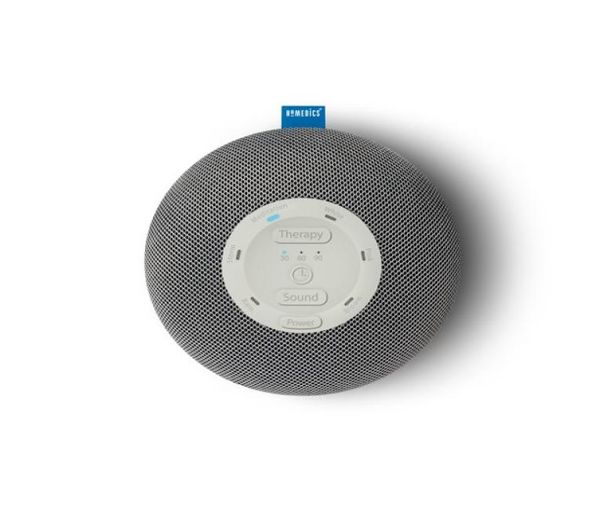 HoMedics Deep Sleep Mini Portable Engineered Sleep Sound Machine Gray HDS0503 Adjustable White Noise Tones