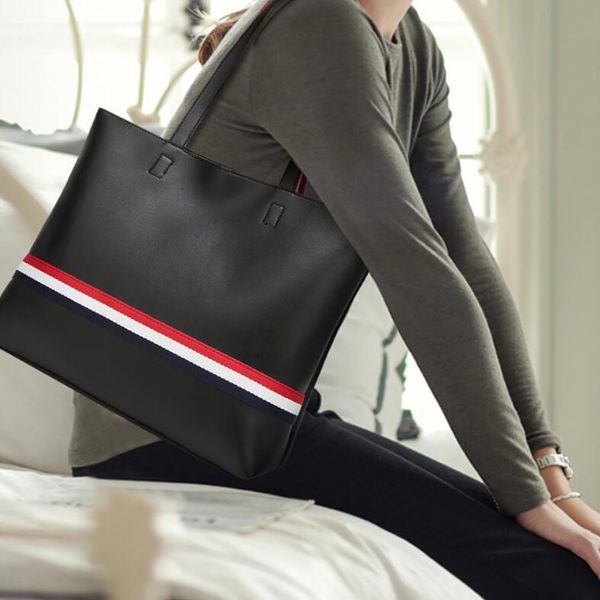 hbp fashion shoulder bag versatile tote bag large capacity 2-piece outdoor handbag