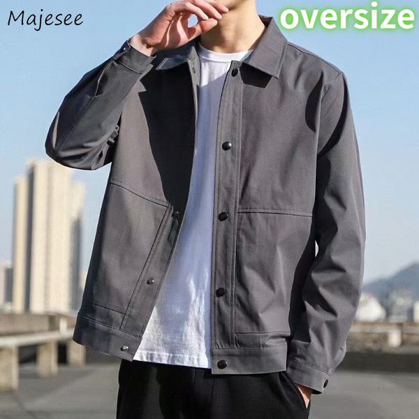 men's jackets spring autumn men cargo jackets coat single breasted turn down vintage solid black outerwear loose harajuku bf streetwear, Black;brown
men's jackets spring autumn men cargo jackets coat single breasted turn down vintage solid black outerwear loose harajuku bf streetwear, Black;brown
