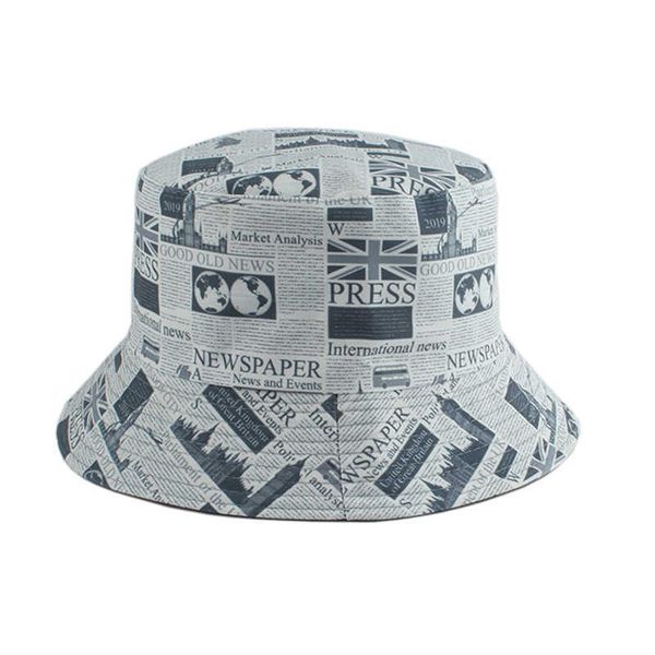 wide brim hats newspaper print vintage bucket hat reversible summer beh sun hats for women men panama fisherman cap p230311, Blue;gray
wide brim hats newspaper print vintage bucket hat reversible summer beh sun hats for women men panama fisherman cap p230311, Blue;gray
