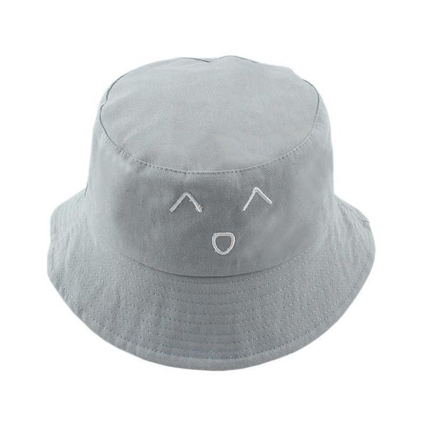 wide brim hats cartoon cute bucket hats women kawaii expression embroidery cotton fisherman hat men summer sun hats outdoor fishing cap p230, Blue;gray
wide brim hats cartoon cute bucket hats women kawaii expression embroidery cotton fisherman hat men summer sun hats outdoor fishing cap p230, Blue;gray