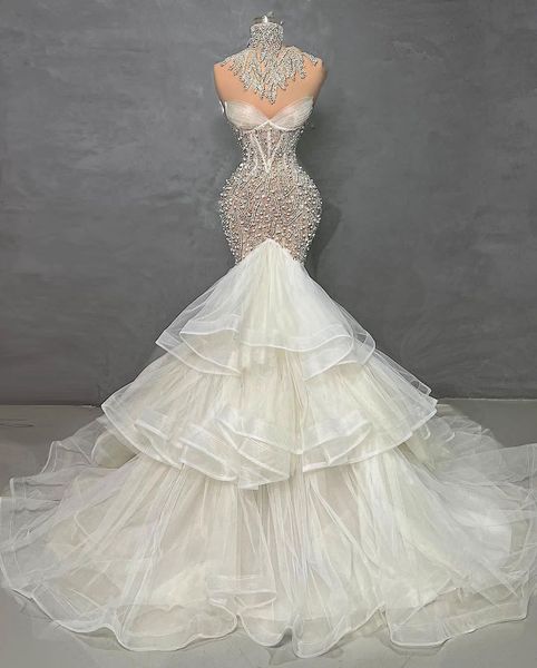 luxury mermaid evening dresses sleeveless v neck halter beaded appliques sequins 3d lace pearls folds floor length prom dress formal gown pl, Black;red
luxury mermaid evening dresses sleeveless v neck halter beaded appliques sequins 3d lace pearls folds floor length prom dress formal gown pl, Black;red