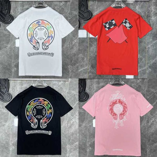ch luxury t-shirt women's fashion brand tees men women sanskrit letter short sleeve horseshoe couple t-shirts designer polos tshirts c, White;black
ch luxury t-shirt women's fashion brand tees men women sanskrit letter short sleeve horseshoe couple t-shirts designer polos tshirts c, White;black