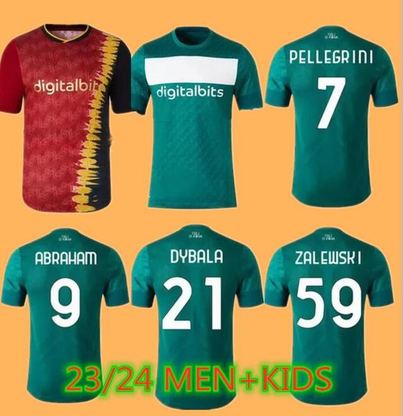 2022 dybala romas soccer jerseys maglia pellegrini belotti celik abraham 23 24 home away 3rd jerseys mancini de rossi men kids kit football, Black;yellow
2022 dybala romas soccer jerseys maglia pellegrini belotti celik abraham 23 24 home away 3rd jerseys mancini de rossi men kids kit football, Black;yellow