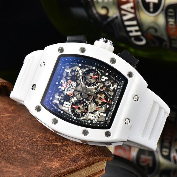 wristwatches for men 2023 new mens watches all dial work quartz watch luxury brand chronograph clock rubber belt men fashion tonneau ric men, Slivery;golden
wristwatches for men 2023 new mens watches all dial work quartz watch luxury brand chronograph clock rubber belt men fashion tonneau ric men, Slivery;golden