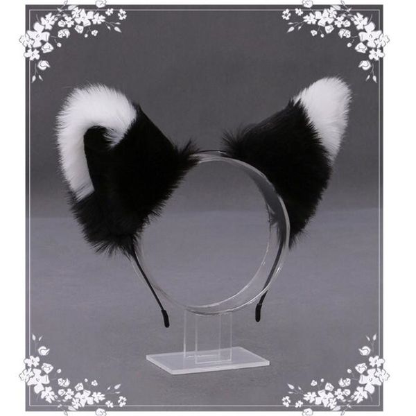 europe and america fashion cat's ears headbands animation dance costume wolf fox ear plush hair band ae603, Silver
europe and america fashion cat's ears headbands animation dance costume wolf fox ear plush hair band ae603, Silver