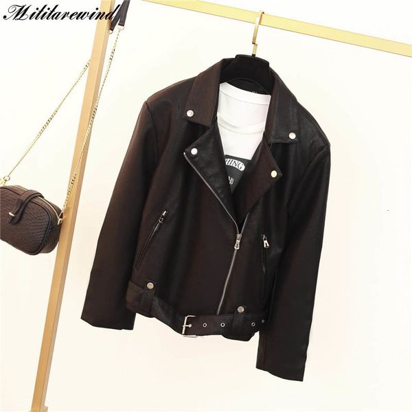 women's jackets adjustable belt faux leather women casual streetwear short style moto biker spring autumn pu coat femme 230324, Black;brown
women's jackets adjustable belt faux leather women casual streetwear short style moto biker spring autumn pu coat femme 230324, Black;brown