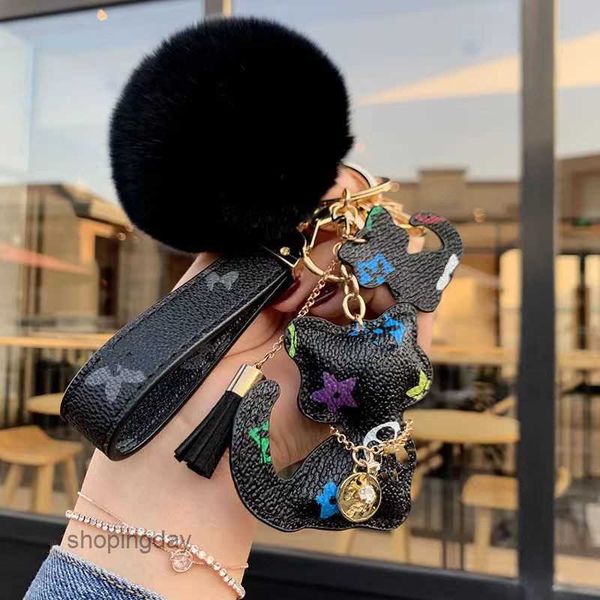 2023 designer keychain lovers handmade leather car bag pendant accessorieshs30, Silver
2023 designer keychain lovers handmade leather car bag pendant accessorieshs30, Silver