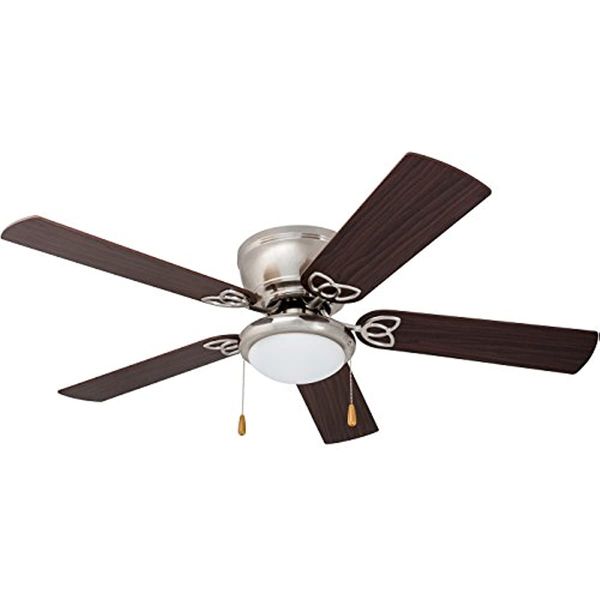 benton hugger low profile ceiling fan, 52" walnut maple blades, led globe light, brushed nickel
benton hugger low profile ceiling fan, 52" walnut maple blades, led globe light, brushed nickel