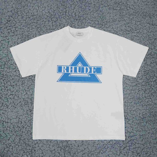 designer oversize plus cloth rhude triangle letter slogan printing loose casual men's and women's round neck short sleeve tshirt, White
designer oversize plus cloth rhude triangle letter slogan printing loose casual men's and women's round neck short sleeve tshirt, White