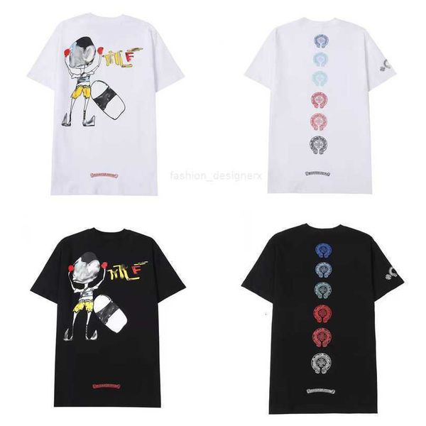 ch luxury t-shirt men's fashion brand tees men women sanskrit letter short sleeve horseshoe couple t-shirts designer polos tshirts cro, White;black
ch luxury t-shirt men's fashion brand tees men women sanskrit letter short sleeve horseshoe couple t-shirts designer polos tshirts cro, White;black