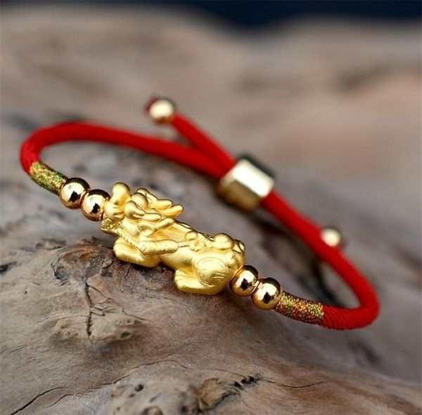 bangle lucky red rope bracelets pixiu gold color tibetan buddhist knots adjustable charm bracelet for women men 2209231500525, Black
bangle lucky red rope bracelets pixiu gold color tibetan buddhist knots adjustable charm bracelet for women men 2209231500525, Black