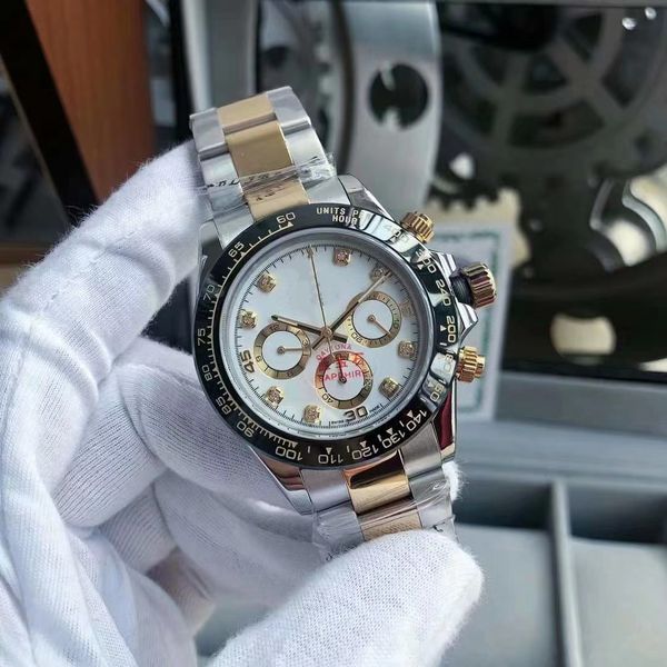 with original box luxury mens watches 116500ln watch montre de luxe automatic wristwatches steel ring bezel 316l adustable folding buckle 20, Slivery;brown
with original box luxury mens watches 116500ln watch montre de luxe automatic wristwatches steel ring bezel 316l adustable folding buckle 20, Slivery;brown