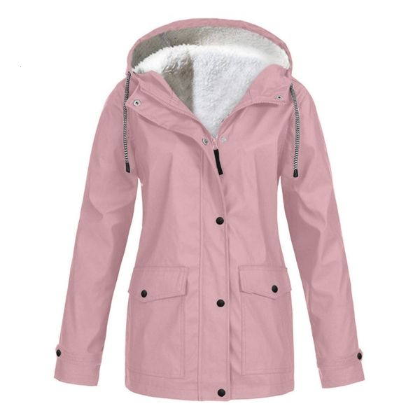 women's jackets autumn winter plus velvet outdoor jacket windproof waterproof mountaineering hooded coat 230325, Black;brown
women's jackets autumn winter plus velvet outdoor jacket windproof waterproof mountaineering hooded coat 230325, Black;brown