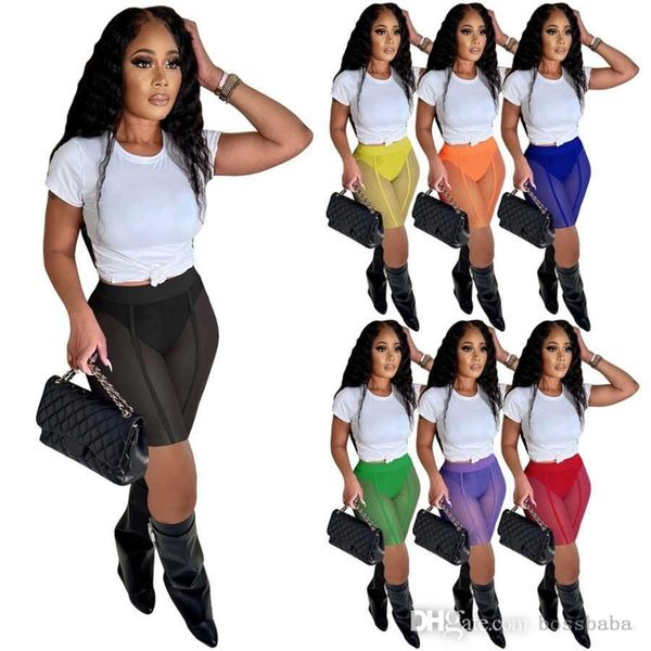 womens yoga pants designer 2023 new mesh nightclub perspective casual tight capris shorts with underwear designer clothing, White;black
womens yoga pants designer 2023 new mesh nightclub perspective casual tight capris shorts with underwear designer clothing, White;black