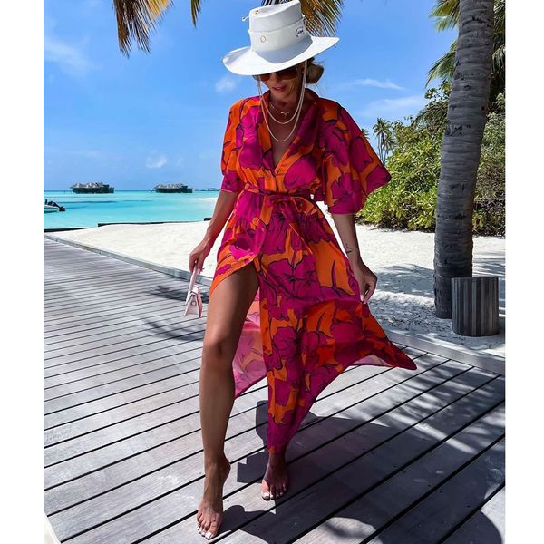 women's swimwear women swimsuit cover up long sleeve kaftan beach tunic dress robe de plage print chiffon pareo high collar beachwear 2, White;black
women's swimwear women swimsuit cover up long sleeve kaftan beach tunic dress robe de plage print chiffon pareo high collar beachwear 2, White;black