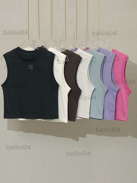 women's tanks camis aw sleeveless t-shirt fashion versatile 2023 short open bellybutton cotton women t230325, White
women's tanks camis aw sleeveless t-shirt fashion versatile 2023 short open bellybutton cotton women t230325, White