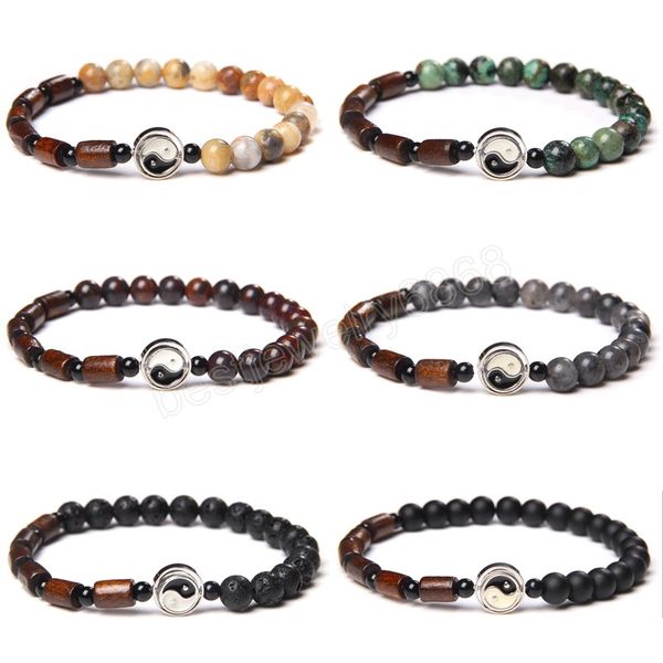 yin & yang decor beaded bracelet 6mm natural healing stone bracelets for women men tai chi charm bangles friend jewelry, Golden;silver
yin & yang decor beaded bracelet 6mm natural healing stone bracelets for women men tai chi charm bangles friend jewelry, Golden;silver