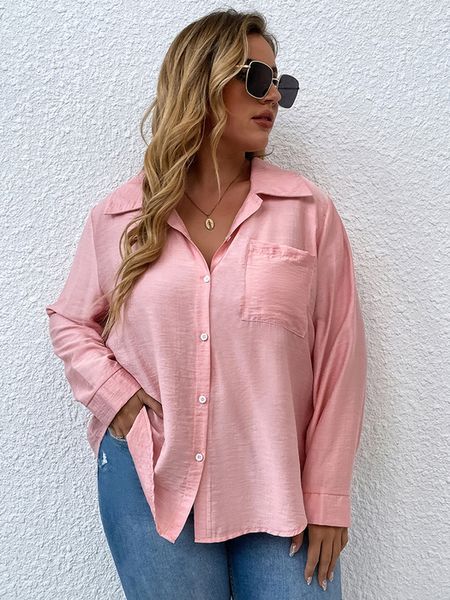 women's plus size tshirt women's large plus size blouses curvy spring summer fashion solid pink long sleeve casual elegant casual, Black
women's plus size tshirt women's large plus size blouses curvy spring summer fashion solid pink long sleeve casual elegant casual, Black