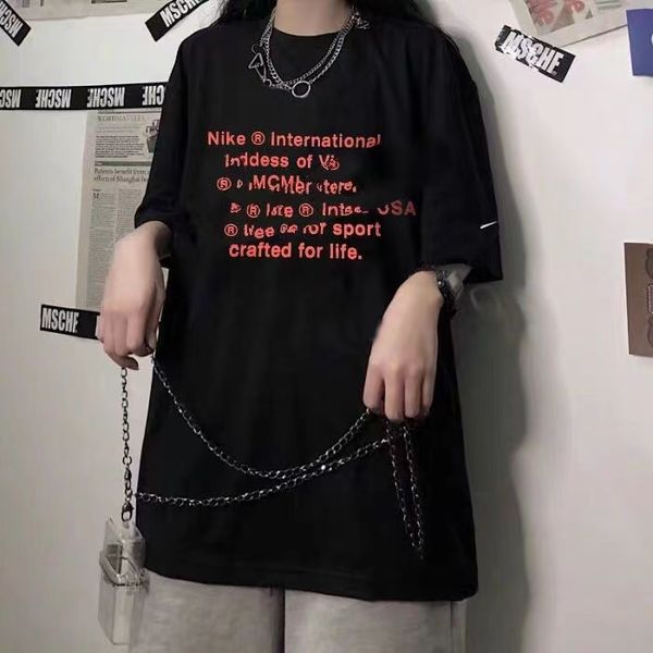 men's t-shirts spring/summer 2023 chest print couple loose fit short sleeve t-shirt classic print loose fit, White;black
men's t-shirts spring/summer 2023 chest print couple loose fit short sleeve t-shirt classic print loose fit, White;black