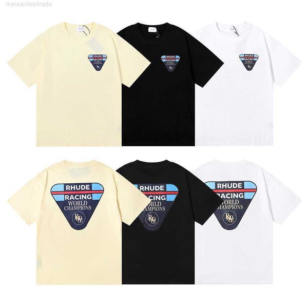 designer oversize plus cloth rhude commemorative doubleyarn cotton casual shortsleeved tshirt for men and women, White
designer oversize plus cloth rhude commemorative doubleyarn cotton casual shortsleeved tshirt for men and women, White