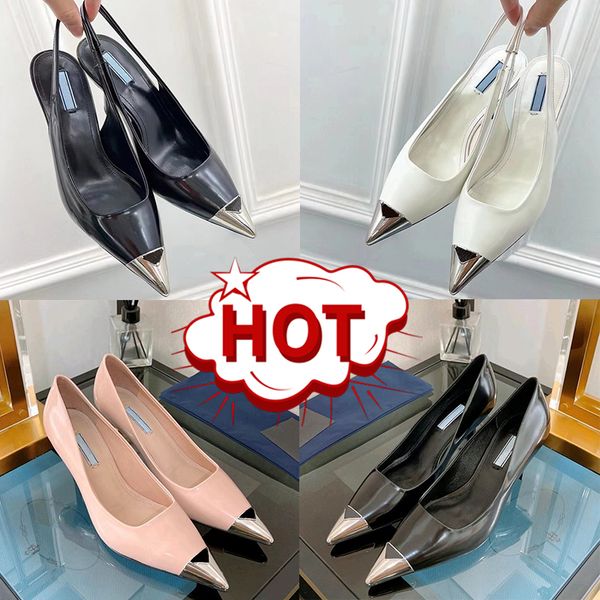 designer prad heels slingback women dress shoes luxury high heel 7.5 sandals sole pointed toes pumps bottom -plaque leather pump womens wedd, Black
designer prad heels slingback women dress shoes luxury high heel 7.5 sandals sole pointed toes pumps bottom -plaque leather pump womens wedd, Black