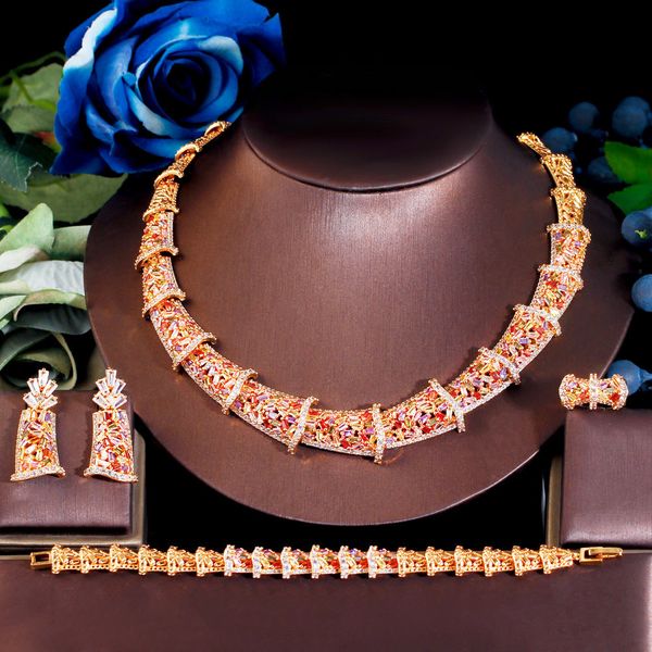 wedding jewelry sets threegraces 4pcs dubai african gold color elegant multicolor cubic zirconia bridal banquet set for women tz732 230325, Slivery;golden
wedding jewelry sets threegraces 4pcs dubai african gold color elegant multicolor cubic zirconia bridal banquet set for women tz732 230325, Slivery;golden