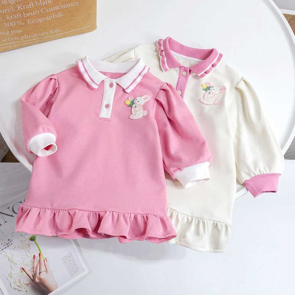 girl's dresses casual long sleeve kids girls dress spring autumn cartoon rabbit mid-long ruffled pullover 2023 children clothes 1-6y y2, Red;yellow
girl's dresses casual long sleeve kids girls dress spring autumn cartoon rabbit mid-long ruffled pullover 2023 children clothes 1-6y y2, Red;yellow
