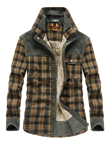 men's jackets winter jacket men thicken warm fleece jackets coats pure cotton plaid jacket military clothes men chaquetas hombre size m, Black;brown
men's jackets winter jacket men thicken warm fleece jackets coats pure cotton plaid jacket military clothes men chaquetas hombre size m, Black;brown
