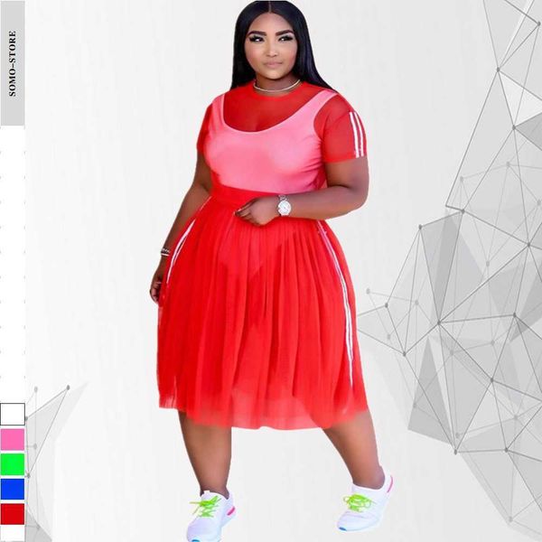 plus size dresses outfits fashion see through short sleeve mesh midi skirt women two piece suit 4xl 5xl wholesale dropshipping 230307, Black
plus size dresses outfits fashion see through short sleeve mesh midi skirt women two piece suit 4xl 5xl wholesale dropshipping 230307, Black