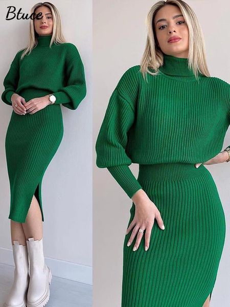 two piece dress winter solid elegant knitted 2 pieces set long sleeve cropped sweater and slit suits lady soft pullover outfits 230325, White
two piece dress winter solid elegant knitted 2 pieces set long sleeve cropped sweater and slit suits lady soft pullover outfits 230325, White