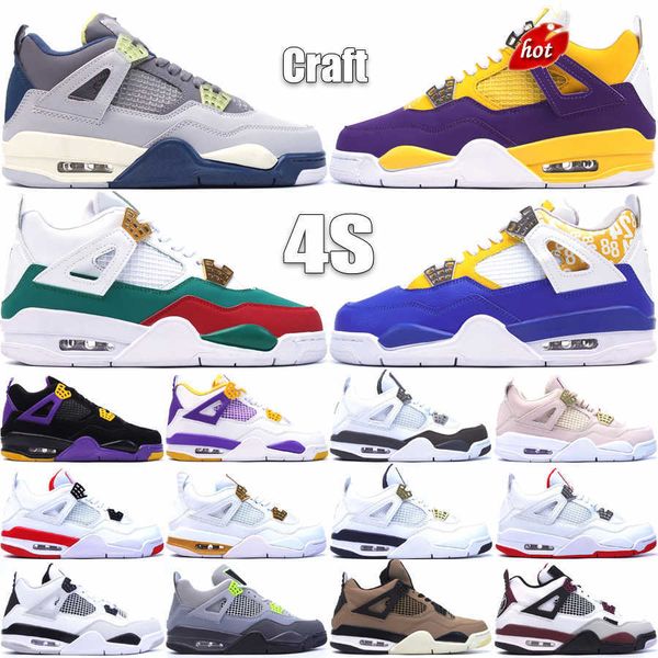 2023 og 4 4s men women basketball shoes leather jump designer craft metallic gold midnight navy white university red, Black
2023 og 4 4s men women basketball shoes leather jump designer craft metallic gold midnight navy white university red, Black