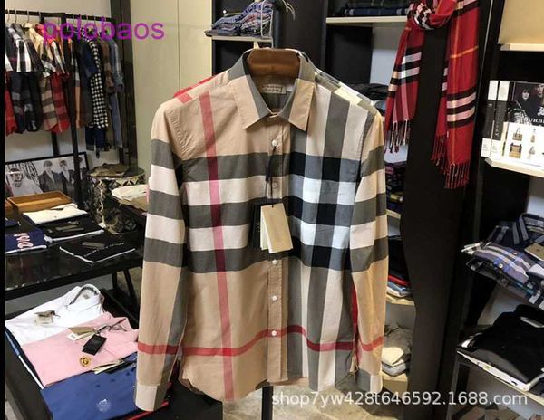 clothes brand burbersys b family spring and autumn classic medium plaid men's long sleeve slim fit shirt business casual cotton four se, White;black
clothes brand burbersys b family spring and autumn classic medium plaid men's long sleeve slim fit shirt business casual cotton four se, White;black