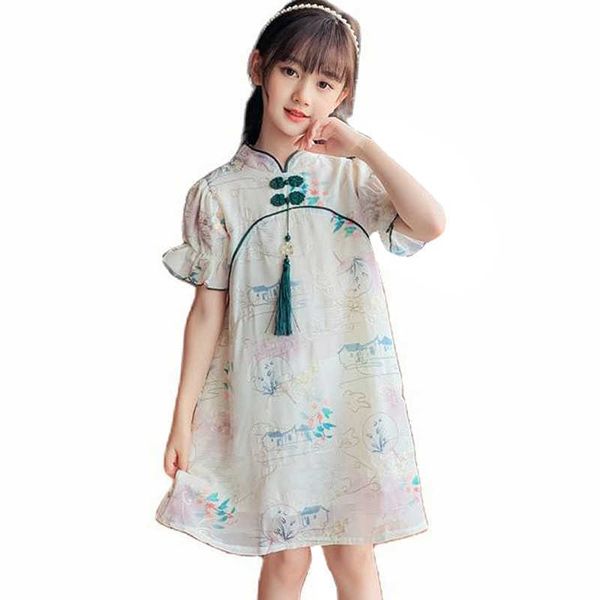 girl's dresses girl floral embroidery girls summer kids chinese style for children teenage clothes y2303, Red;yellow
girl's dresses girl floral embroidery girls summer kids chinese style for children teenage clothes y2303, Red;yellow