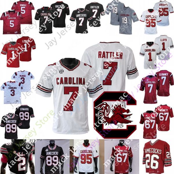 new american college football wear south carolina gamecock football jersey ncaa college spencer rattler jalen brooks marcellas dial wells jr, Black
new american college football wear south carolina gamecock football jersey ncaa college spencer rattler jalen brooks marcellas dial wells jr, Black