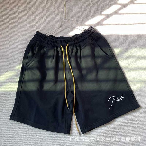 designer oversize plus cloth rhude embroidered drawstring shorts high street fashion loose casual men's and women's sports caprisf, Black
designer oversize plus cloth rhude embroidered drawstring shorts high street fashion loose casual men's and women's sports caprisf, Black