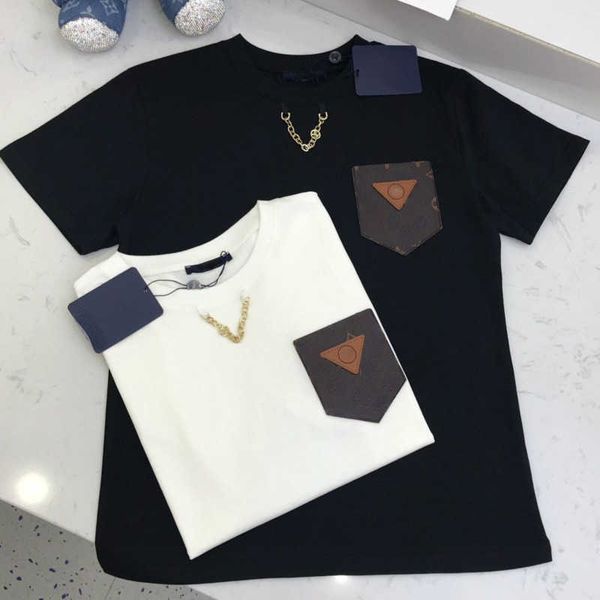 luxury leather pocket patchwork t shirt mens cotton sweatshirt designer tshirt hip hop chain short sleeve tee women round neck pullover top, White;black
luxury leather pocket patchwork t shirt mens cotton sweatshirt designer tshirt hip hop chain short sleeve tee women round neck pullover top, White;black