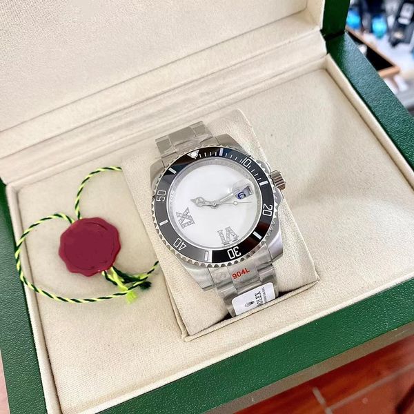 mens watches 40mm quality ceramic bezel men stainless steel strap gliding clasp automatic mechanical watch 2813 movement waterproof wristwat, Slivery;brown
mens watches 40mm quality ceramic bezel men stainless steel strap gliding clasp automatic mechanical watch 2813 movement waterproof wristwat, Slivery;brown