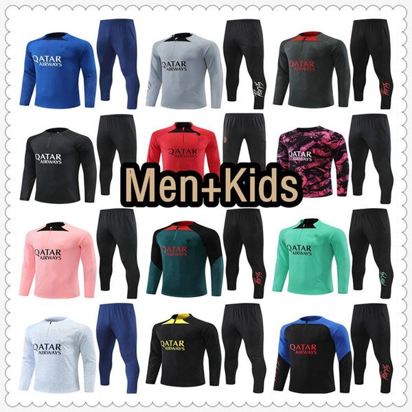 22 23 psgs messis tracksuit football jerseys training suit jersey soccer tuta maillot survetement foot futbol chandal jogging jacket 2022 20, Black
22 23 psgs messis tracksuit football jerseys training suit jersey soccer tuta maillot survetement foot futbol chandal jogging jacket 2022 20, Black