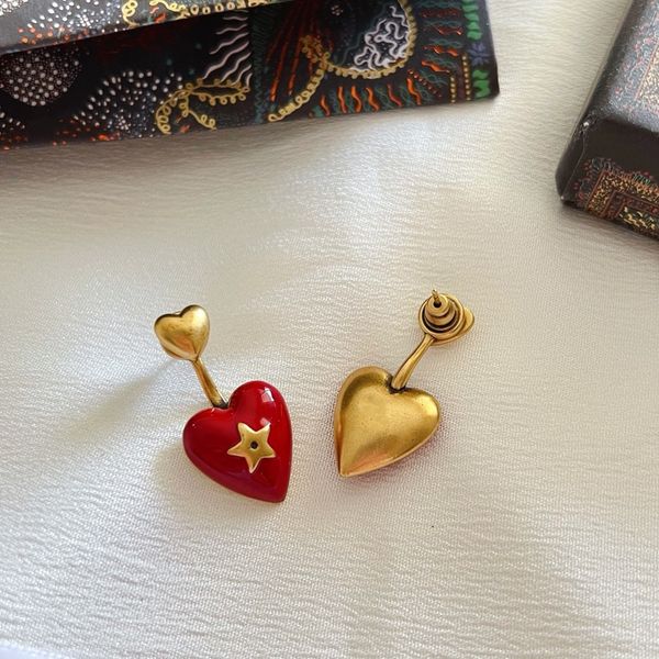 heart earring 18k gold plated stud 925 silver luxury brand designer letter stud eardrop heart geometric star famous women pearl heart earrin, Golden;silver
heart earring 18k gold plated stud 925 silver luxury brand designer letter stud eardrop heart geometric star famous women pearl heart earrin, Golden;silver