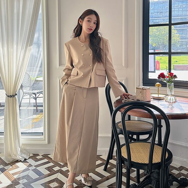 two piece dress coat and skirt set 2023 spring women elegant vintage loose oneck double breasted korean style jacket outfit 2501 230324, White
two piece dress coat and skirt set 2023 spring women elegant vintage loose oneck double breasted korean style jacket outfit 2501 230324, White